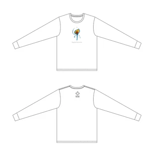 Polera Manga Larga Blanca Hydeout Productions Logo Long T-Shirt White (PREVENTA)