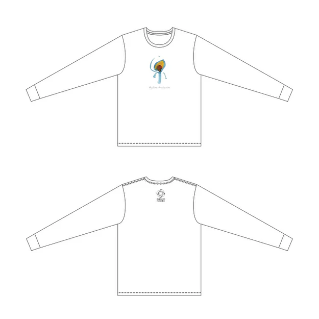 Polera Manga Larga Blanca Hydeout Productions Logo Long T-Shirt White (PREVENTA) 2