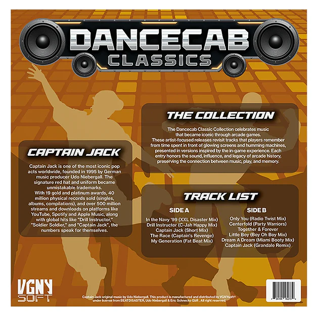 Vinilo Captain Jack  Dancecab Classics Volume 001 Captain Jack Edition LP 3