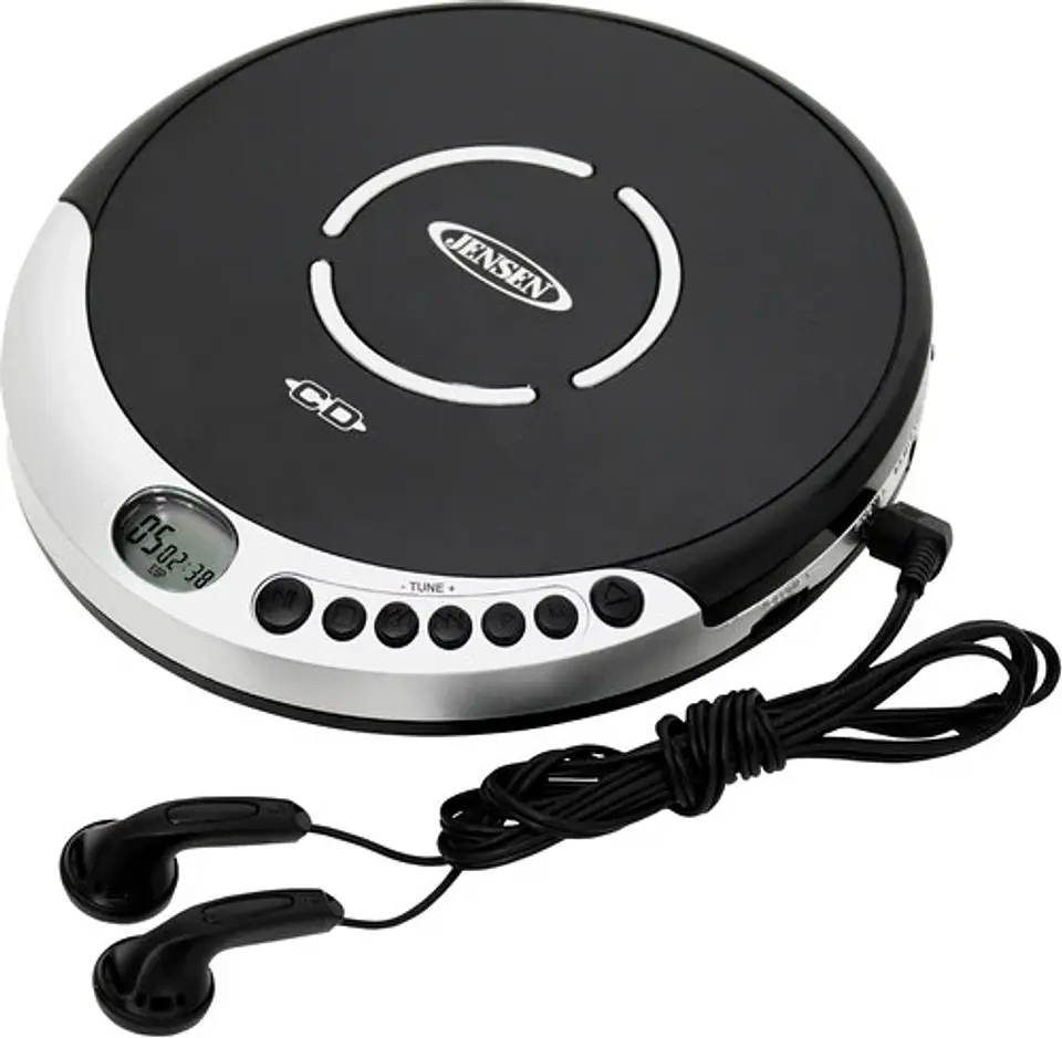 Reproductor CD Personal Jensen CD-60R - 60 Second Anti-Skip FM Radio (PREVENTA) 1