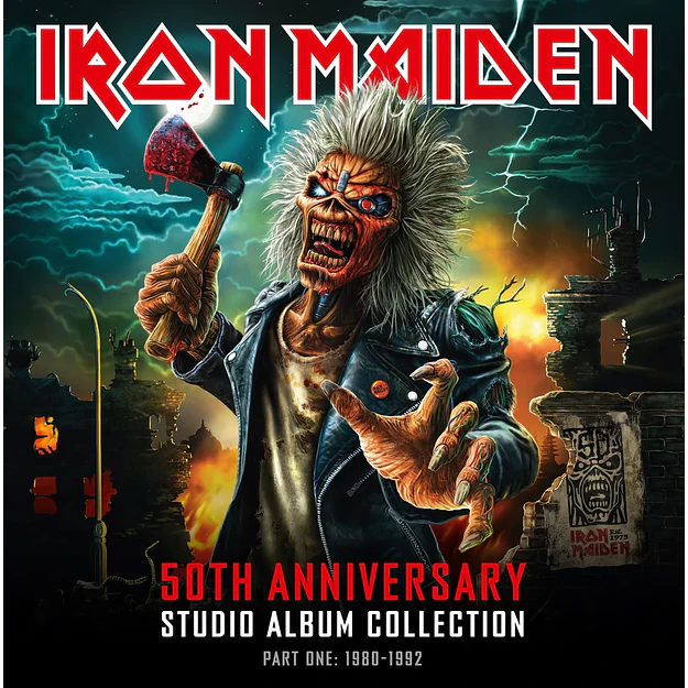 Vinilo Iron Maiden 50th Anniversary Studio Album Collection Part One: 1980-1992- 10LP (PREVENTA) 2