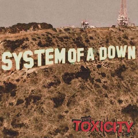 Vinilo System of a Down Toxicity With Bonus 7", "Scarlett Marble" Colored , 25th Anniversary Edition LP (PREVENTA)