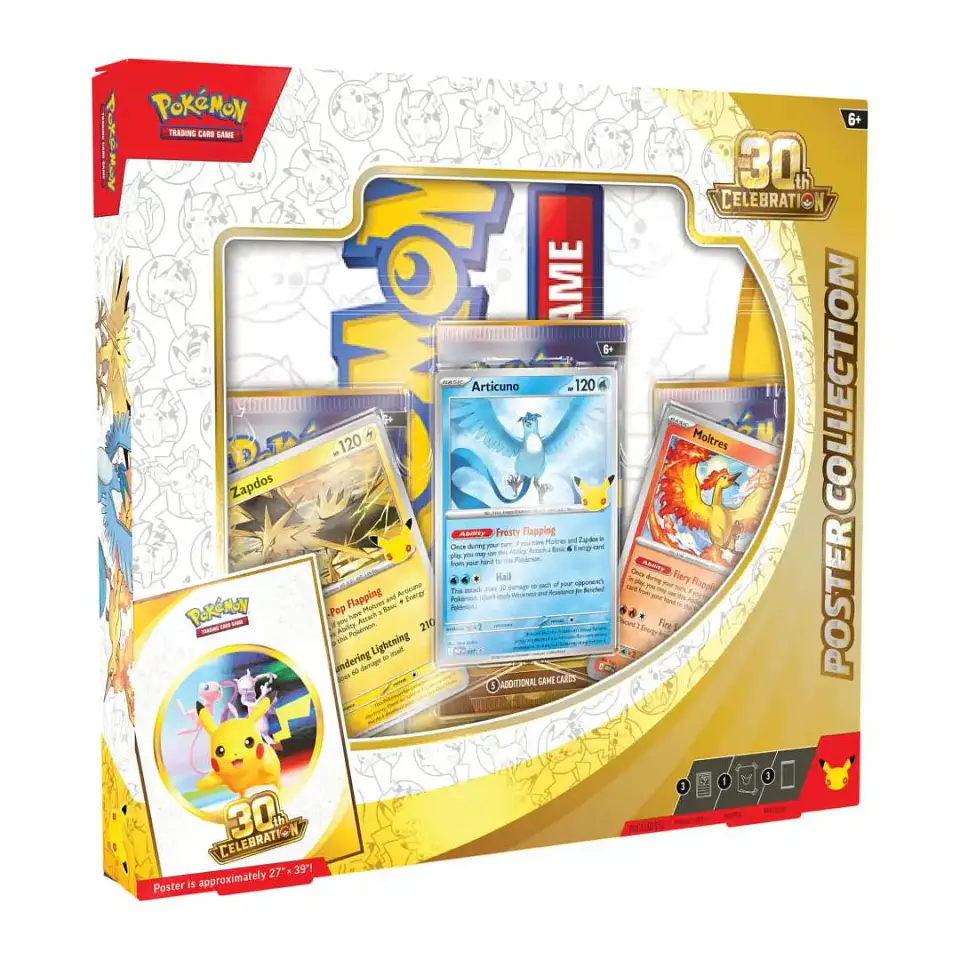 Pokemon TCG 30th Celebration Poster Collection Inglés  1