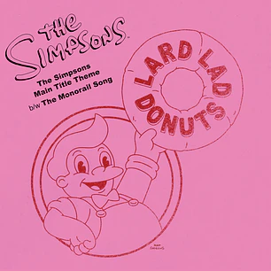 Vinilo The Simpsons  Main Title Theme The Monorail Song LP (PREVENTA)