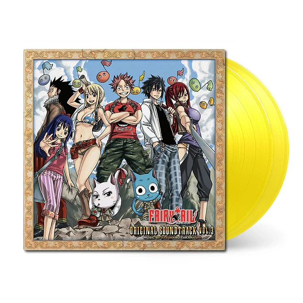 Vinilo Fairy Tail Original Soundtrack Vol. 3 Yellow 2LP (PREVENTA) 1