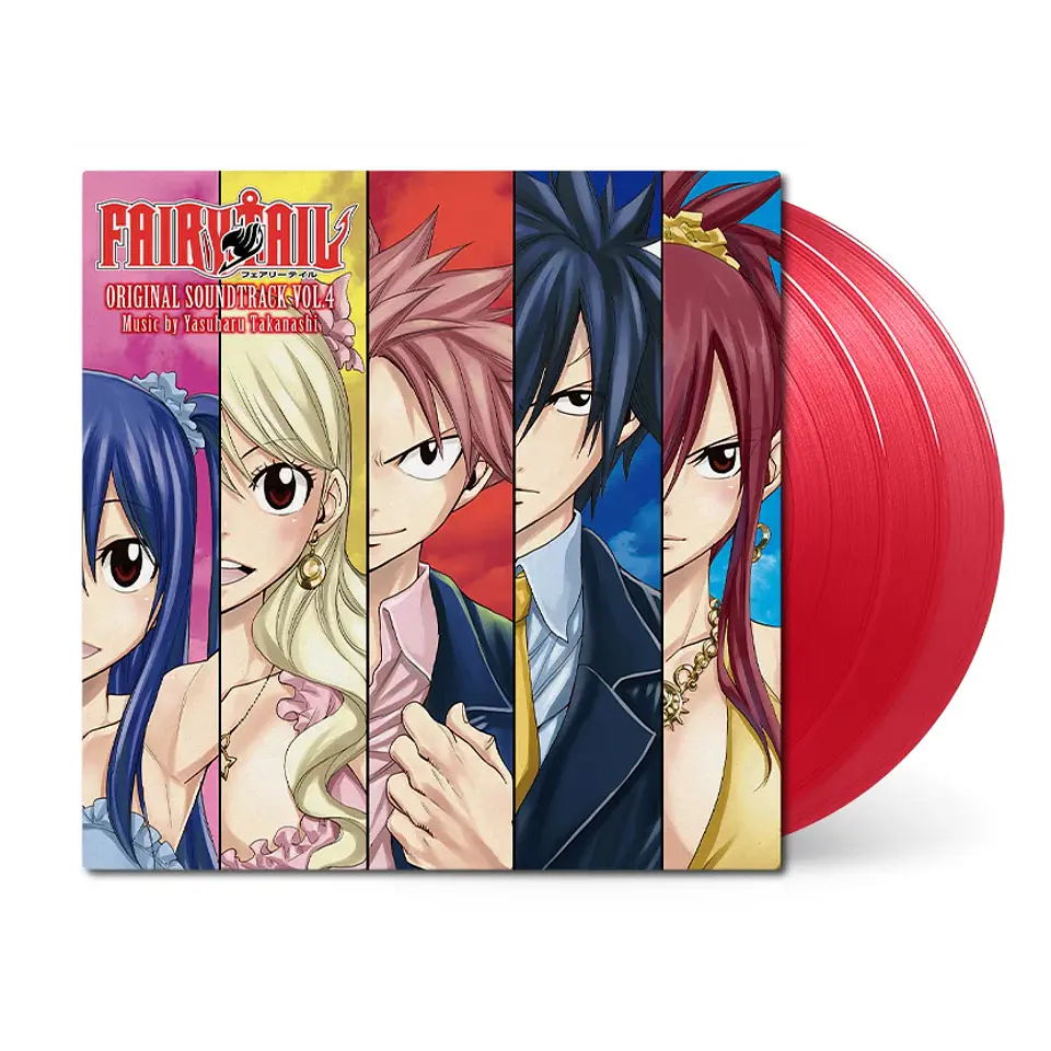 Vinilo Fairy Tail Original Soundtrack Vol. 4 Red 3LP (PREVENTA) 1