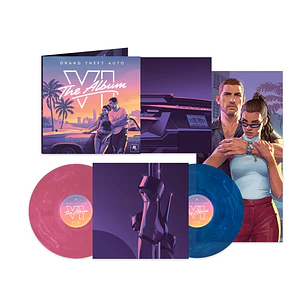 Vinilo Grand Theft Auto VI The Album Original Soundtrack Indie Exclusive Pink Blue Marble 2LP (PREVENTA)