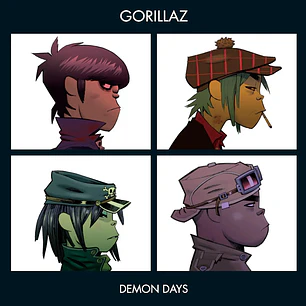 Cassette Gorillaz Demon Days White With On Body Printing (PREVENTA)