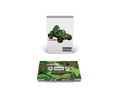 Cassette Gorillaz White Cassette With Camouflage Print (PREVENTA)