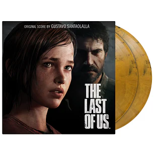 Vinilo Gustavo Santaolalla The Last Of Us Limited Yellow, Red & Black Marbled 180 Gram 2LP (PREVENTA)
