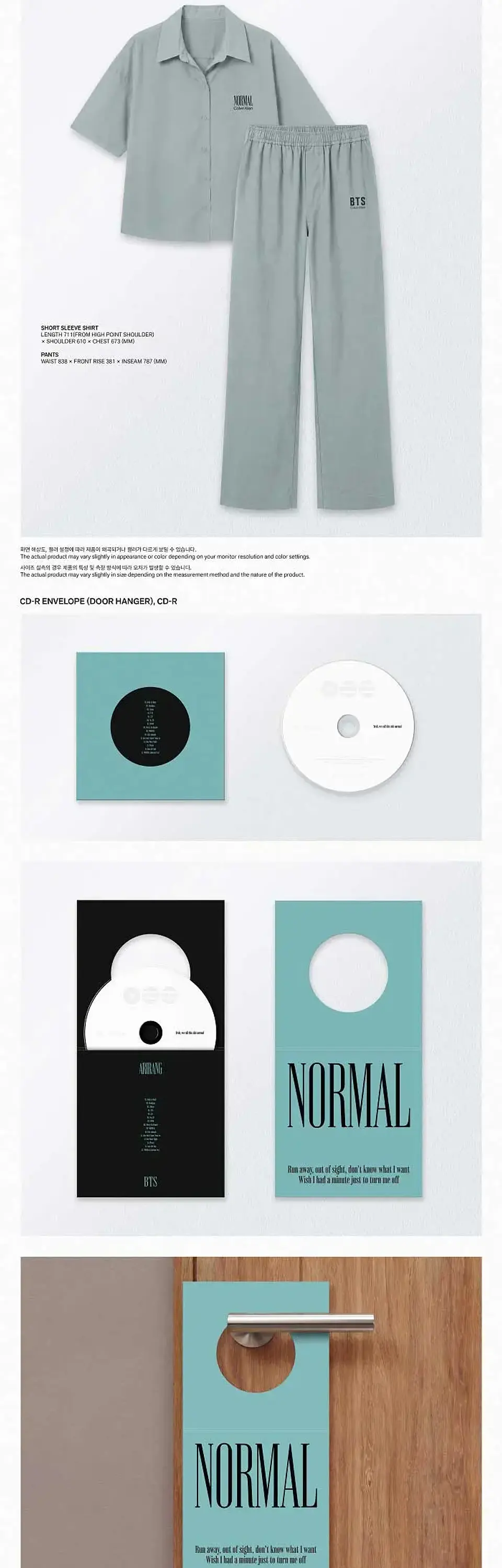 CD BTS ARIRANG Normal x Calvin Klein Sleepwear (PREVENTA) 3