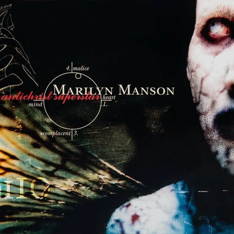 Vinilo Marilyn Mason Antichrist Superstar 30Th Anniversary Edition Red With Gold Swirl 2LP (PREVENTA) 2