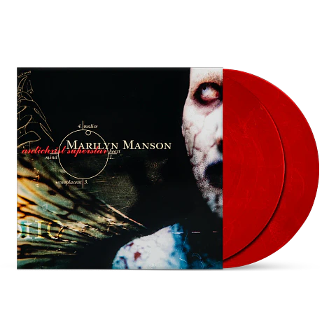 Vinilo Marilyn Mason Antichrist Superstar 30Th Anniversary Edition Red With Gold Swirl 2LP (PREVENTA)