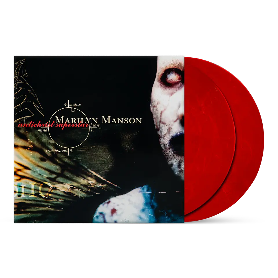 Vinilo Marilyn Mason Antichrist Superstar 30Th Anniversary Edition Red With Gold Swirl 2LP (PREVENTA) 1