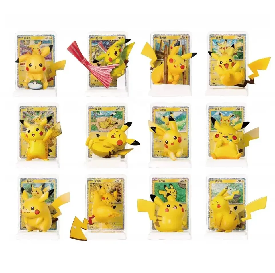 Pokemon Chinese 30th Anniversary Pikachu Figure Set Dream Painting V4 (PREVENTA) 3