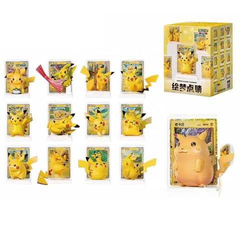 Pokemon Chinese 30th Anniversary Pikachu Figure Set Dream Painting V4 (PREVENTA)