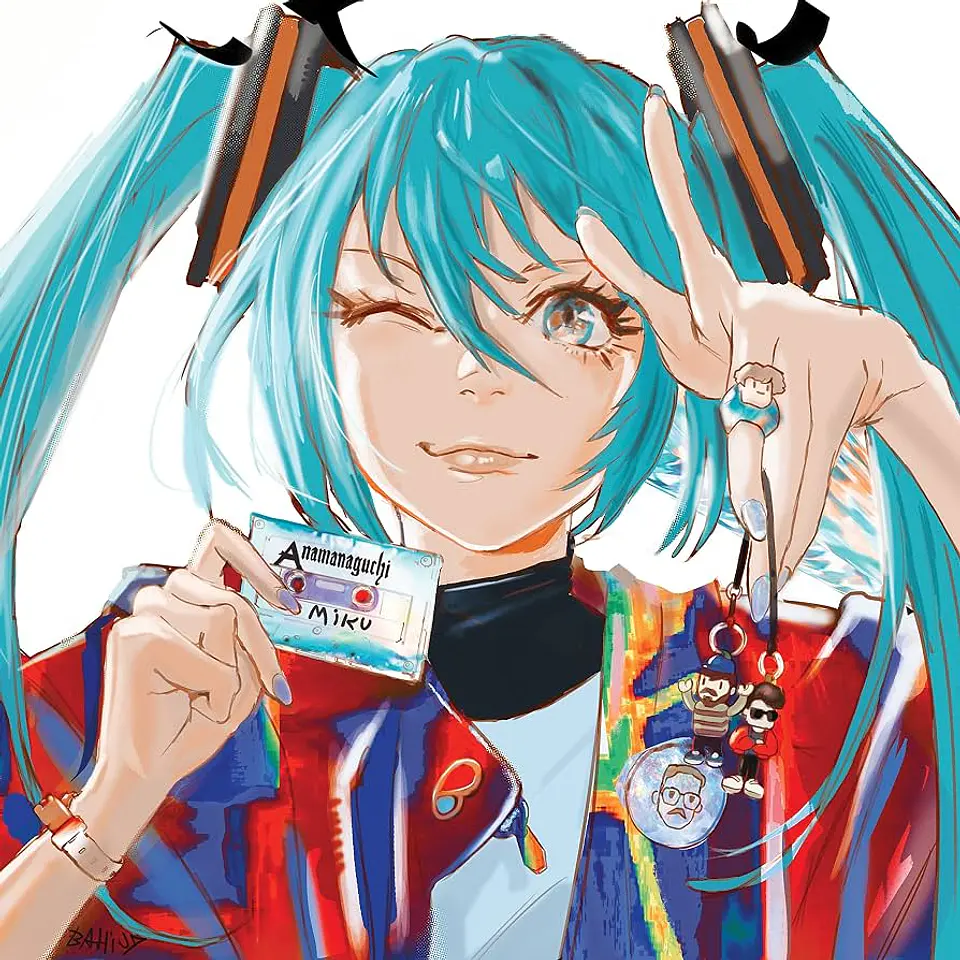 Vinilo Anamanaguchi Miku Teal 12