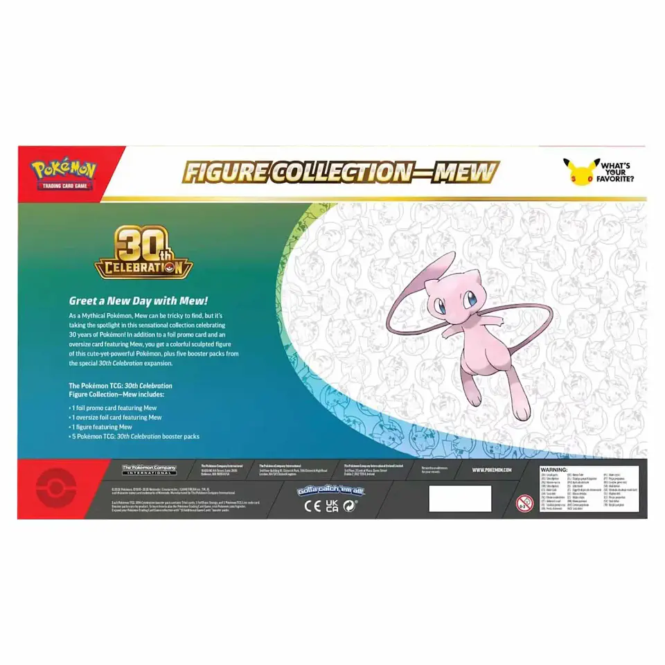 Pokemon TCG 30th Celebration MEW Figure Collection English (PREVENTA) 2