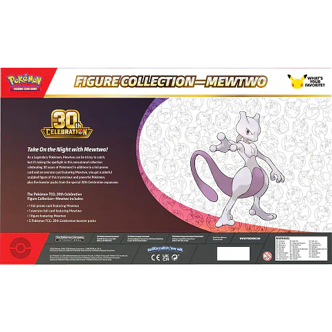 Pokemon TCG 30th Celebration MEWTWO Figure Collection English (PREVENTA)