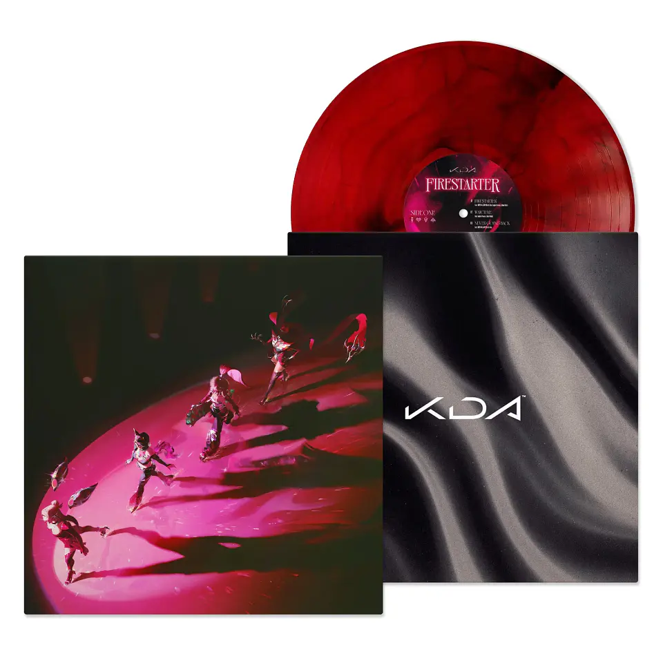 Vinilo K/Da - League Of Legends Firestarter Red LP (PREVENTA) 3