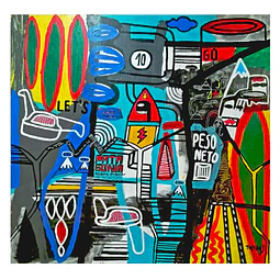 Let ́s go Patagonia/85x85cms
