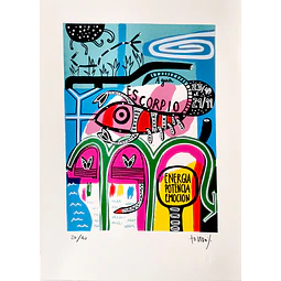 Serigrafía Escorpio/50x35cms