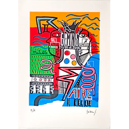Serigrafía Géminis / 50x35 cms