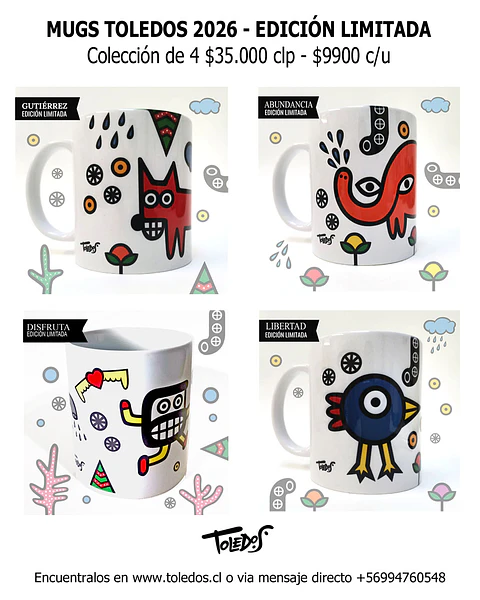 Mugs x 4