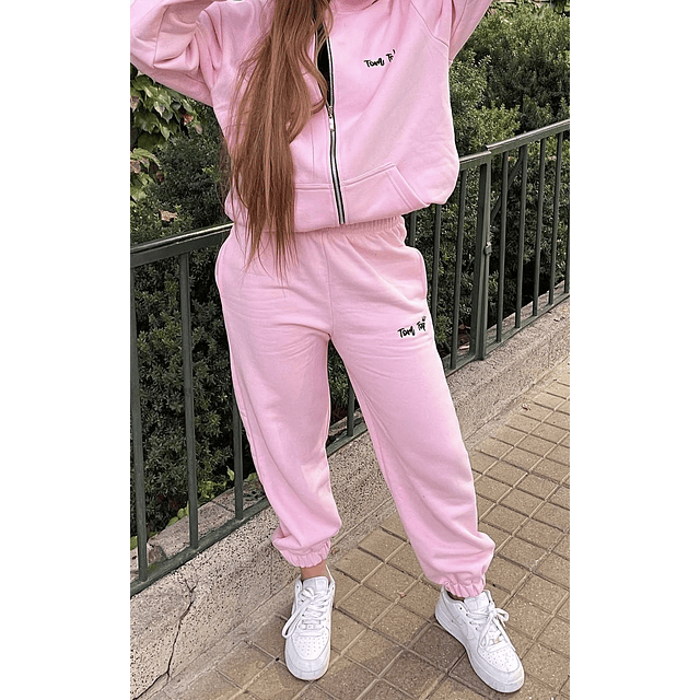 sweatpants horma grande rosa pastel