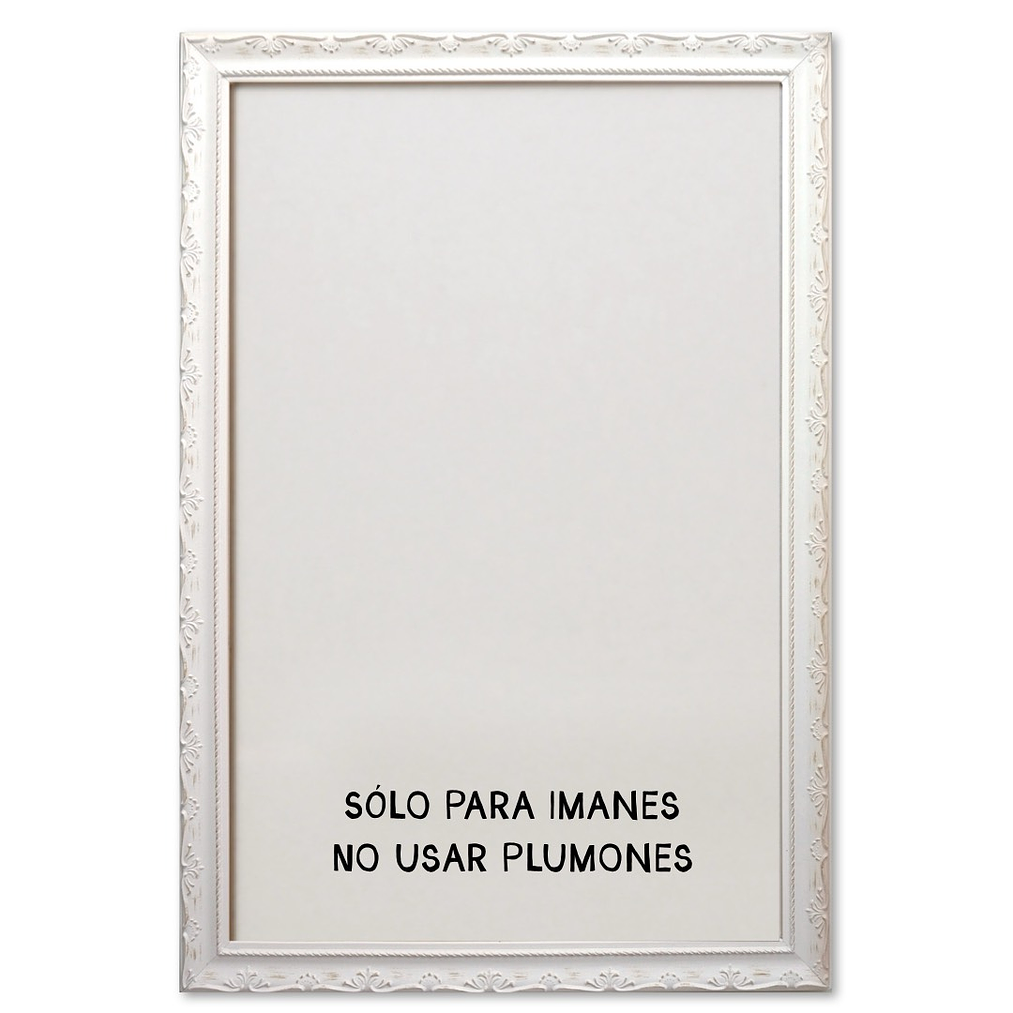 Pizarra Magnética Mediana fondo gris Perla 4