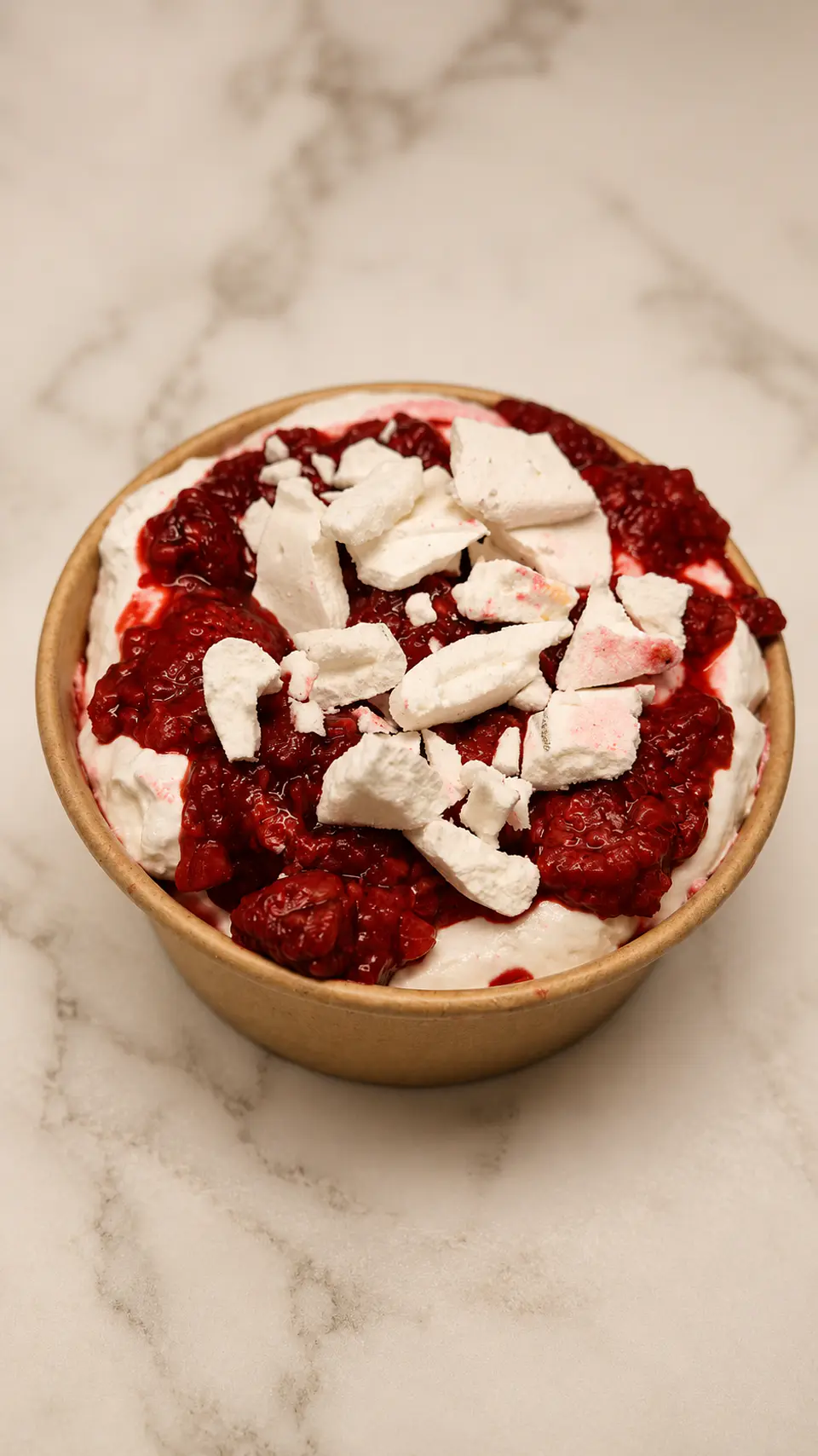 Postre Cuchareable Merengue Frambuesa 1
