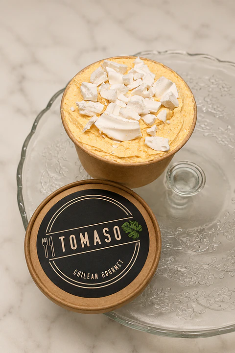 Postre Cuchareable Merengue Lúcuma