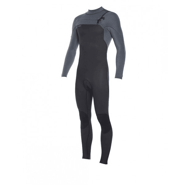 TRAJE SURF HYPERFREAK 4/3 MM CHEST ZIP BLACK/GRAPHITE ONEILL COD.10872