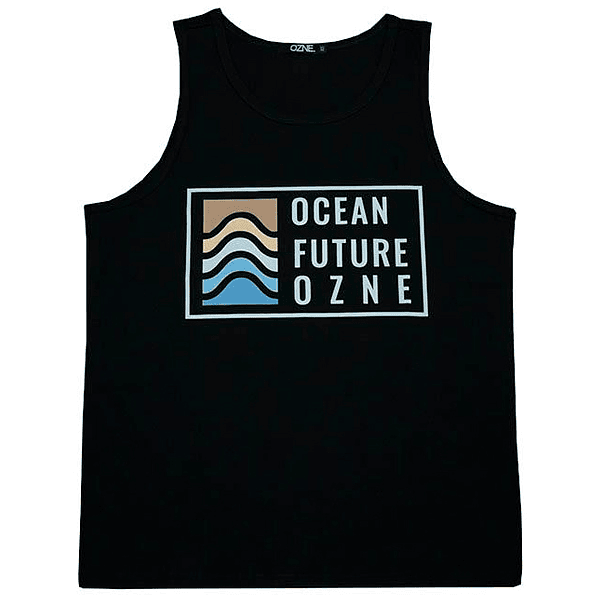 CAMISETA OCEAN FUTURE NEGRO OZNE COD.11861