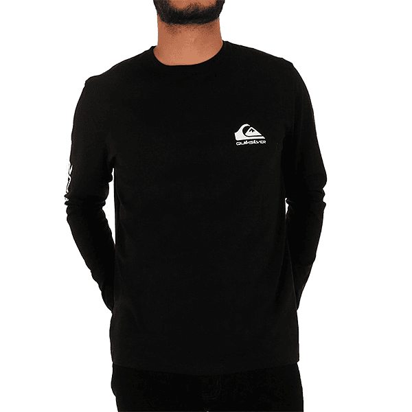 POLERA M.L. QSBASLOG01LS NEGRO QUIKSILVER COD.11578