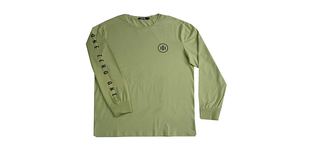 Polera FLY Super D Sage Verde/Negro