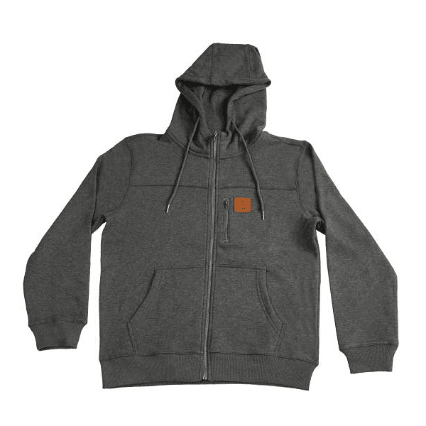 POLERON FULL ZIP GRIS OZNE COD.11617