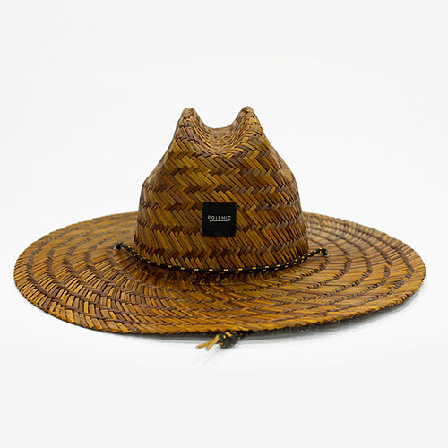 SOMBRERO PAJA TV0644 CAFE OSCURO POLEMIC COD.11742