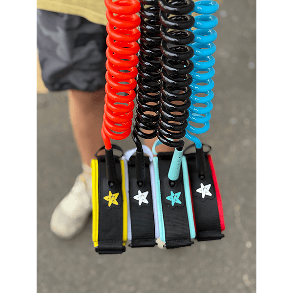 LEASH TRABA BODYBOARD ARMY BICEP AZUL/ROJO STEALTH COD.11629