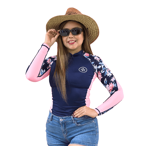 LYCRA MUJER AZUL/MARINO UV50 OZNE COD.12759