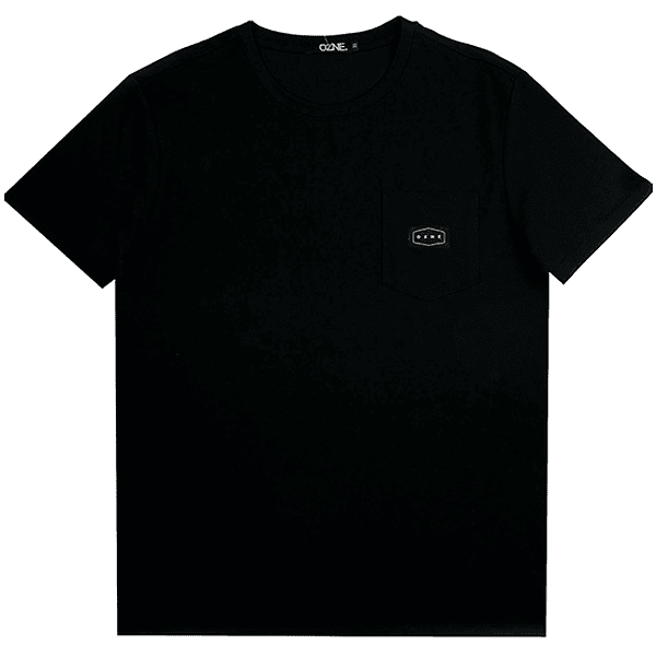 POLERA BOLSILLO NEGRO OZNE COD.12700