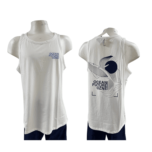 CAMISETA WHALE SM025-2# BLANCO OZNE COD.13000