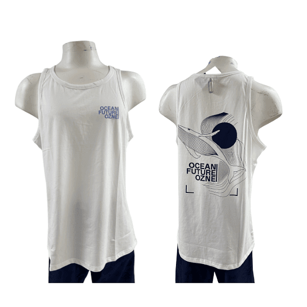 CAMISETA WHALE SM025-2# BLANCO OZNE COD.13000