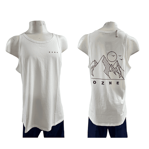 CAMISETA MOUNTAIN SM025-1# BLANCO OZNE.12999