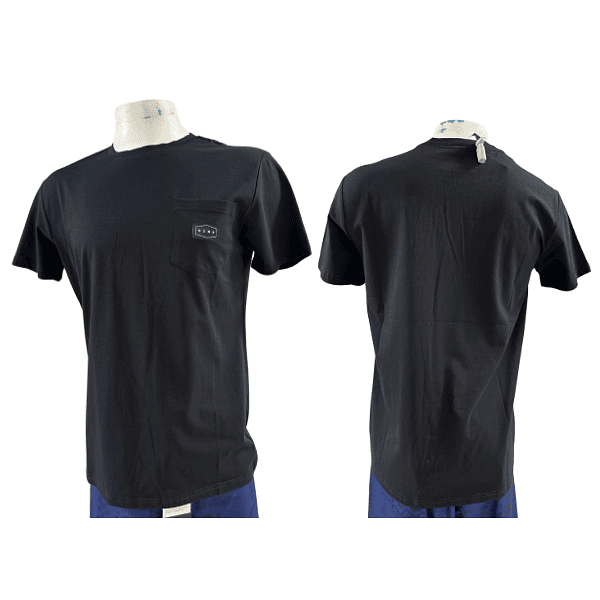 POLERA BOLSILLO NEGRO OZNE COD.12700