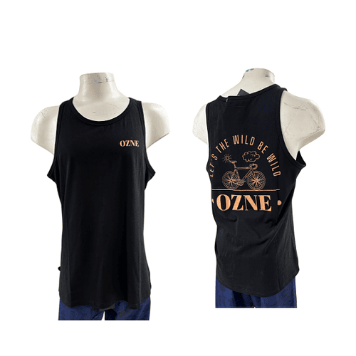 CAMISETA BIKE SM025-6# NEGRO OZNE COD.12998