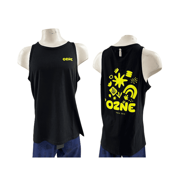 CAMISETA SUMMER SM025-5# NEGRO OZNE COD.12996
