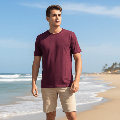 POLERA BASICA BURDEO V025-3# OZNE COD.13007