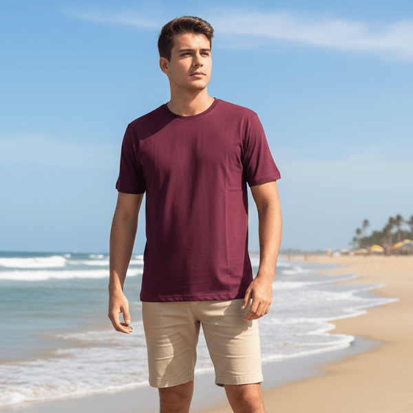 POLERA BASICA BURDEO V025-3# OZNE COD.13007