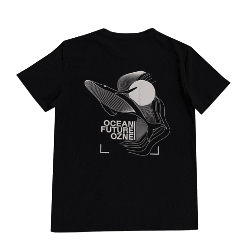 POLERA WHALES NEGRO OZNE COD.13064